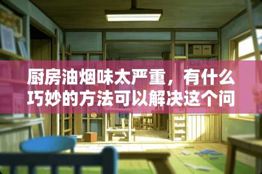 厨房油烟味太严重，有什么巧妙的方法可以解决这个问题？