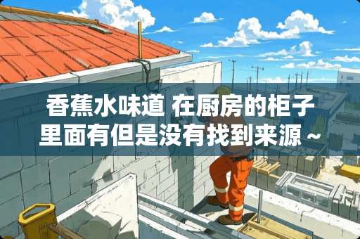 香蕉水味道 在厨房的柜子里面有但是没有找到来源～～