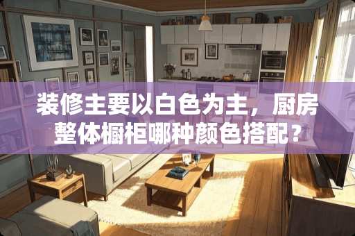 装修主要以白色为主，厨房整体橱柜哪种颜色搭配？