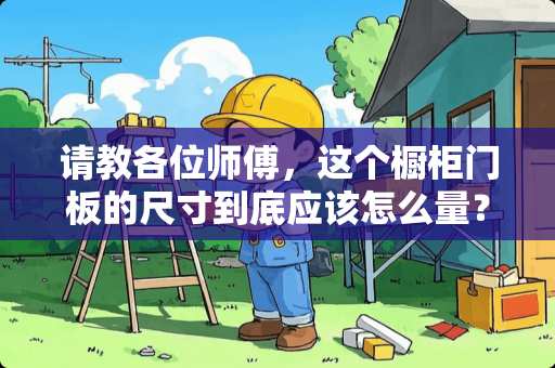 请教各位师傅，这个橱柜门板的尺寸到底应该怎么量？有图说明