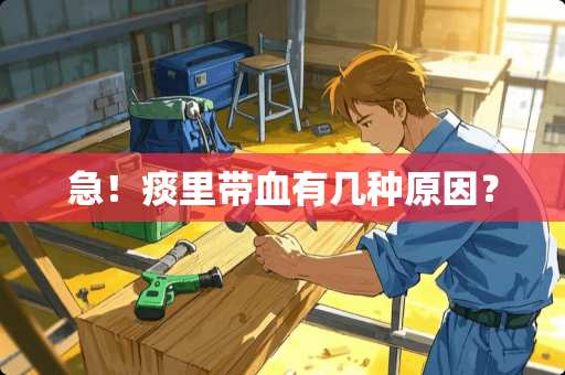 急!痰里带血有几种原因? 急!痰里带血有几种原因?