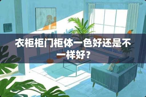衣柜柜门柜体一色好还是不一样好？