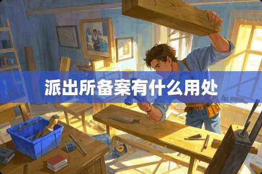 派出所备案有什么用处