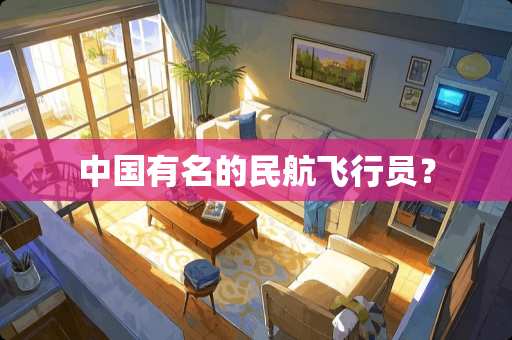 中国有名的民航飞行员？