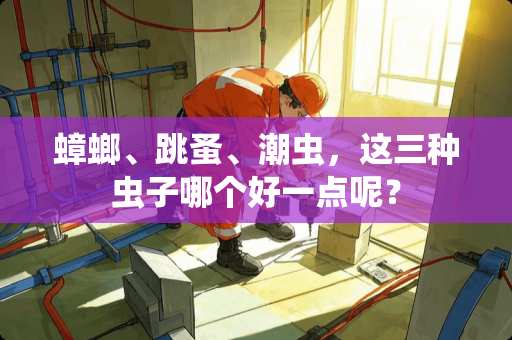 蟑螂、跳蚤、潮虫，这三种虫子哪个好一点呢？