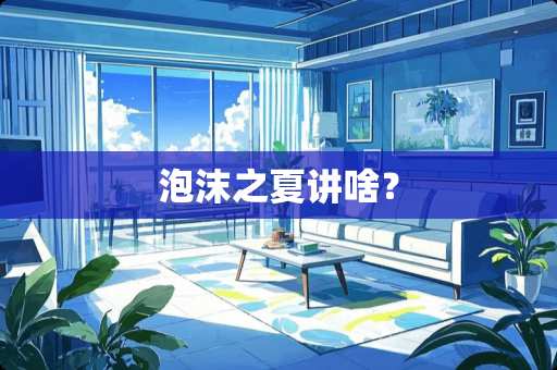 泡沫之夏讲啥？