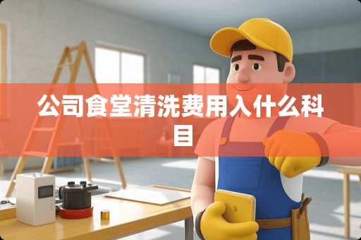 公司食堂清洗费用入什么科目