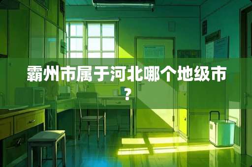 霸州市属于河北哪个地级市？