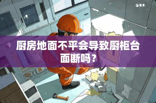 厨房地面不平会导致厨柜台面断吗？