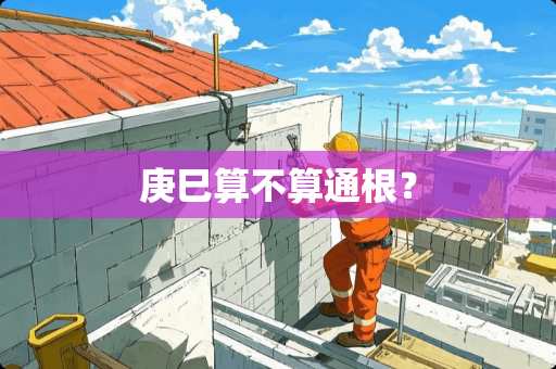 庚巳算不算通根？
