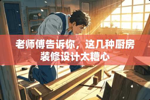 老师傅告诉你，这几种厨房装修设计太糟心