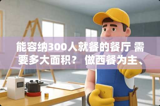 能容纳300人就餐的餐厅 需要多大面积？ 做西餐为主、中高档