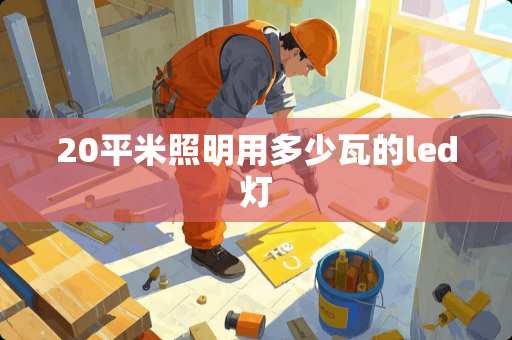 20平米照明用多少瓦的led灯