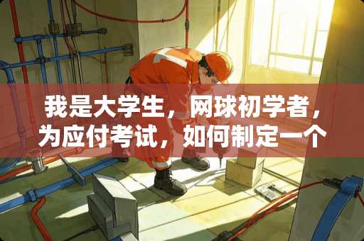 我是大学生，网球初学者，为应付考试，如何制定一个提高底线击球技术的小训练计划