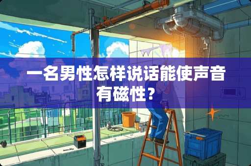 一名男性怎样说话能使声音有磁性？