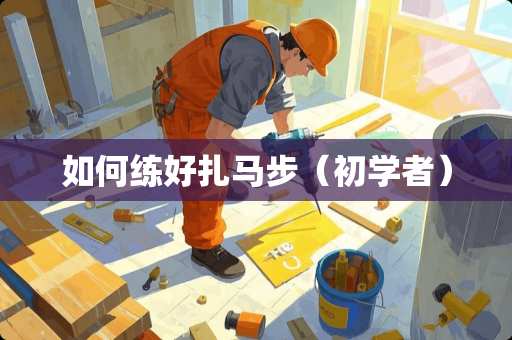 如何练好扎马步（初学者）