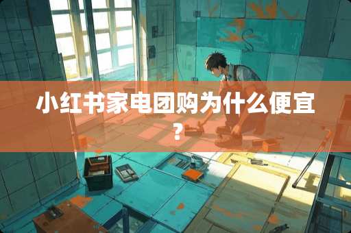 小红书家电团购为什么便宜？