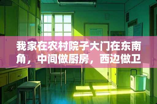 我家在农村院子大门在东南角，中间做厨房，西边做卫生间可以吗？