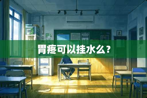 胃疼可以挂水么？