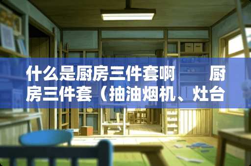 什么是厨房三件套啊　　厨房三件套（抽油烟机、灶台、消毒柜）的选购与实用知识
