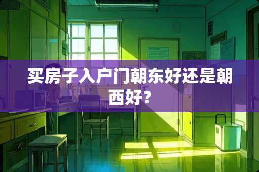买房子入户门朝东好还是朝西好？