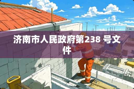 济南市人民**第238 号文件