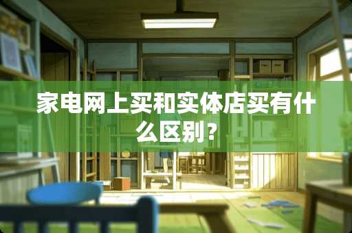 家电网上买和实体店买有什么区别？