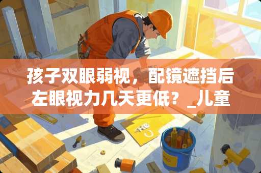 孩子双眼弱视，配镜遮挡后左眼视力几天更低？_儿童弱视