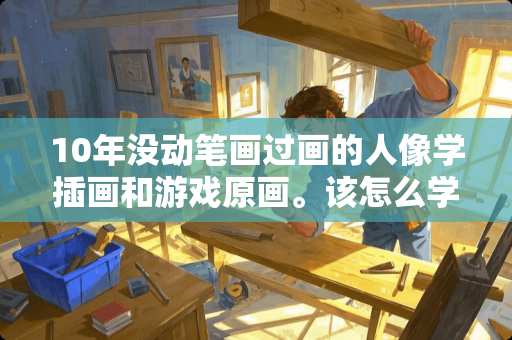 10年没动笔画过画的人像学插画和游戏原画。该怎么学。步骤是什么求指教!！