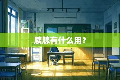 胰腺有什么用？