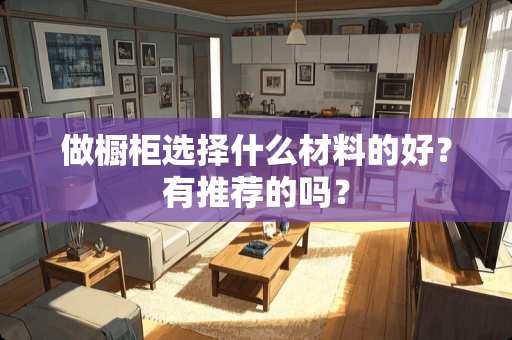 做橱柜选择什么材料的好？有推荐的吗？