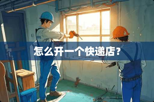 怎么开一个快递店？