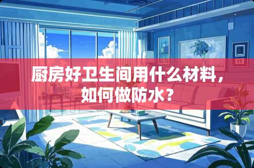 厨房好卫生间用什么材料，如何做防水？