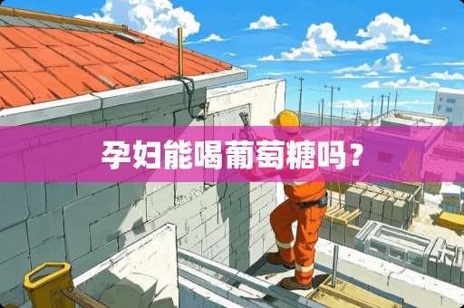 孕妇能喝葡萄糖吗？