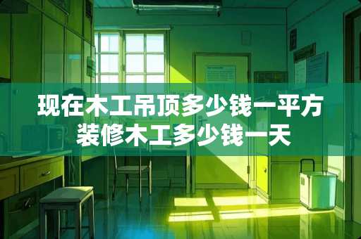 现在木工吊顶多少钱一平方 装修木工多少钱一天