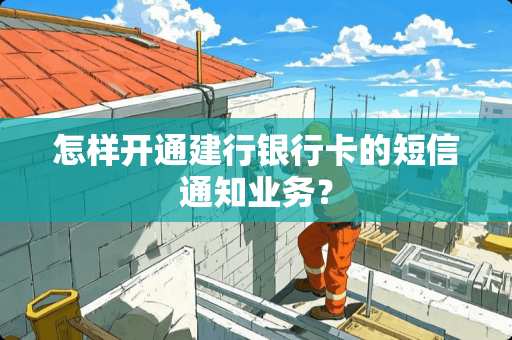 怎样开通建行***的短信通知业务? 怎样开通建行***的短信通知业务?