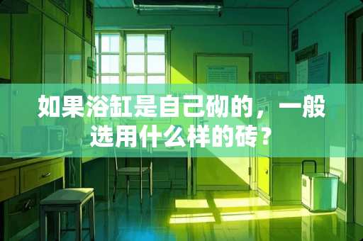 如果浴缸是自己砌的，一般选用什么样的砖？