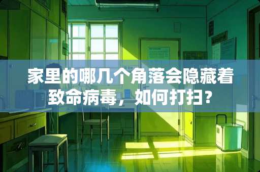 家里的哪几个角落会隐藏着致命病毒，如何打扫？