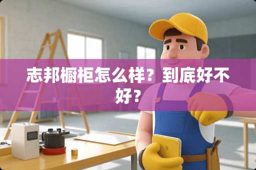 志邦橱柜怎么样？到底好不好？