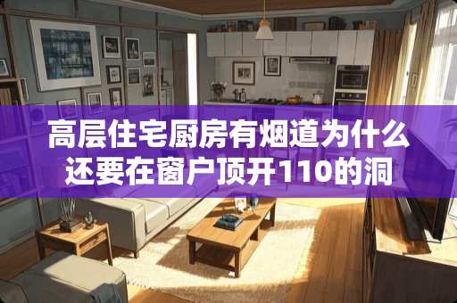 高层住宅厨房有烟道为什么还要在窗户顶开110的洞