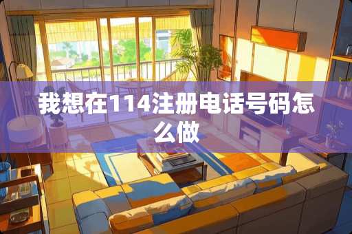 我想在114注册电话号码怎么做
