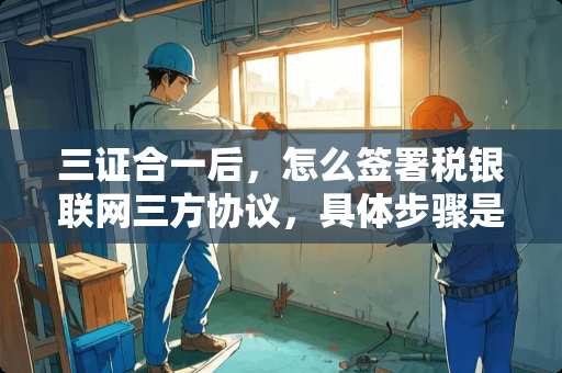 三证合一后，怎么签署税银联网三方协议，具体步骤是什么？
