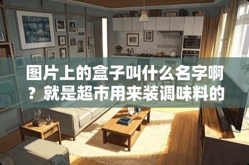 图片上的盒子叫什么名字啊？就是超市用来装调味料的盒子，叫什么名字，哪里有卖的？