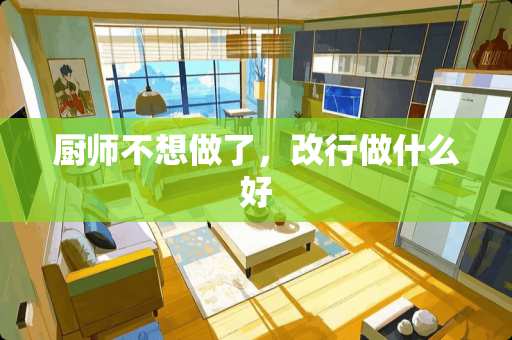 厨师不想做了，改行做什么好