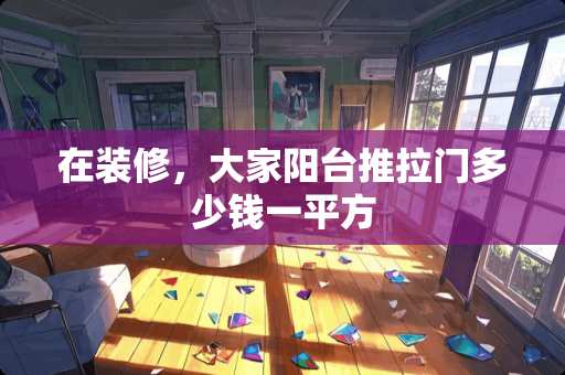在装修，大家阳台推拉门多少钱一平方