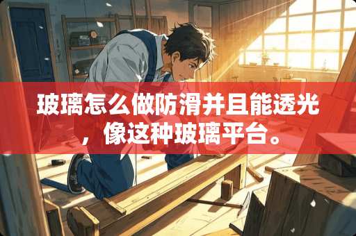 玻璃怎么做防滑并且能透光，像这种玻璃平台。