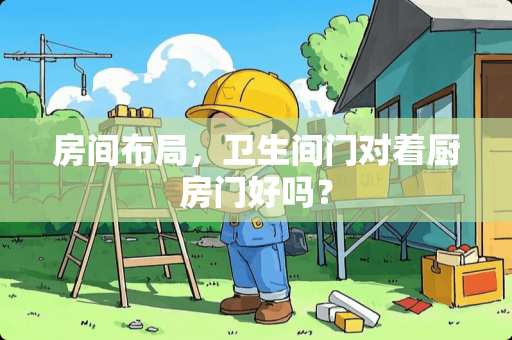 房间布局，卫生间门对着厨房门好吗？