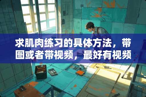 求肌肉练习的具体方法，带图或者带视频，最好有视频