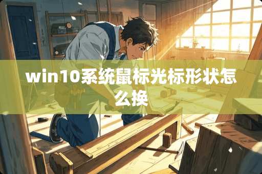 win10系统鼠标光标形状怎么换