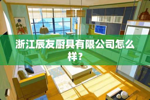 浙江辰友厨具有限公司怎么样？